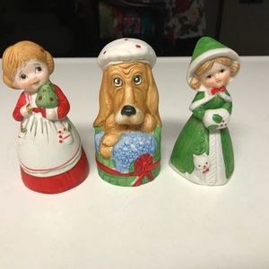 Christmas Jasco Merri-Bells Fine Bisque Porcelain